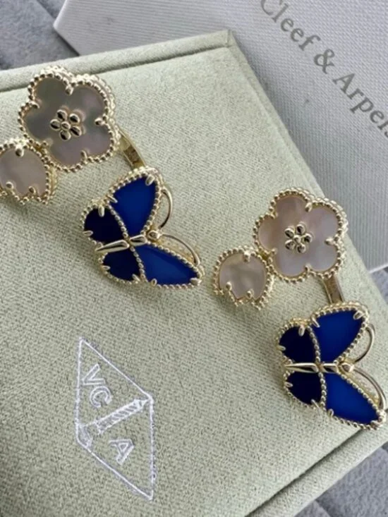 Van Cleef & Arpels Tricolor Butterfly Ring - Picture 3 of 3